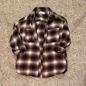 Oversized Flannel Shirt